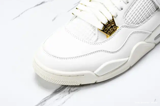 Reps LUCY Gold AQ9129-170 Metallic Retro 4 Jordan 0610